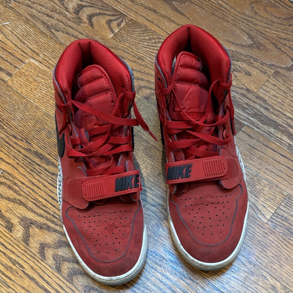 Nike Red High-Top Sneakers